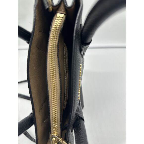 MICHAEL KORS Mercer Medium Pebbled Leather Crossbody Bag in Black Careercore - Picture 5 of 12